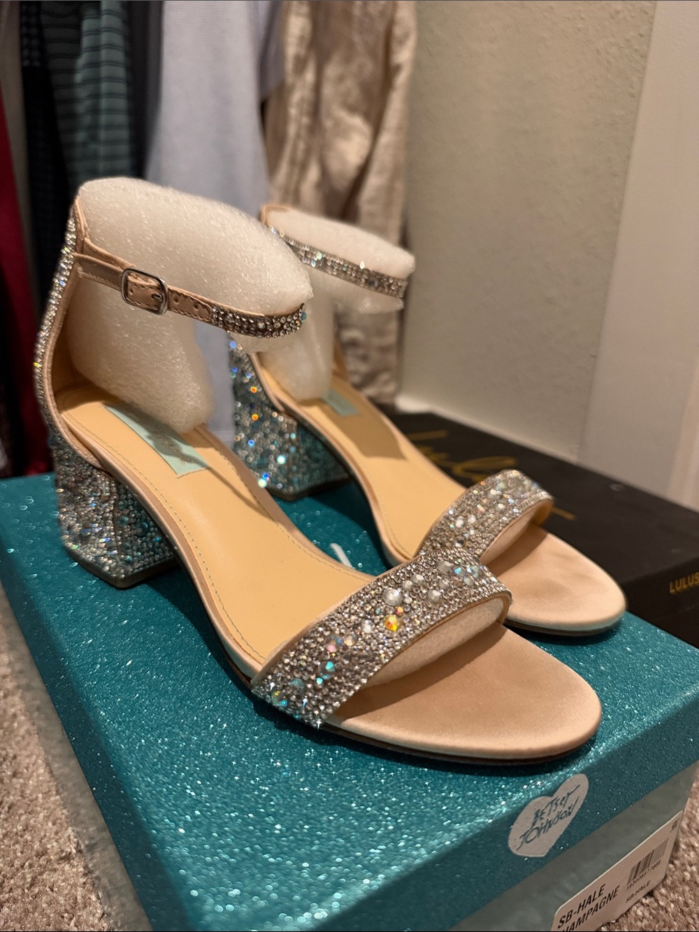 Blue by Betsey Johnson wedding shoe
